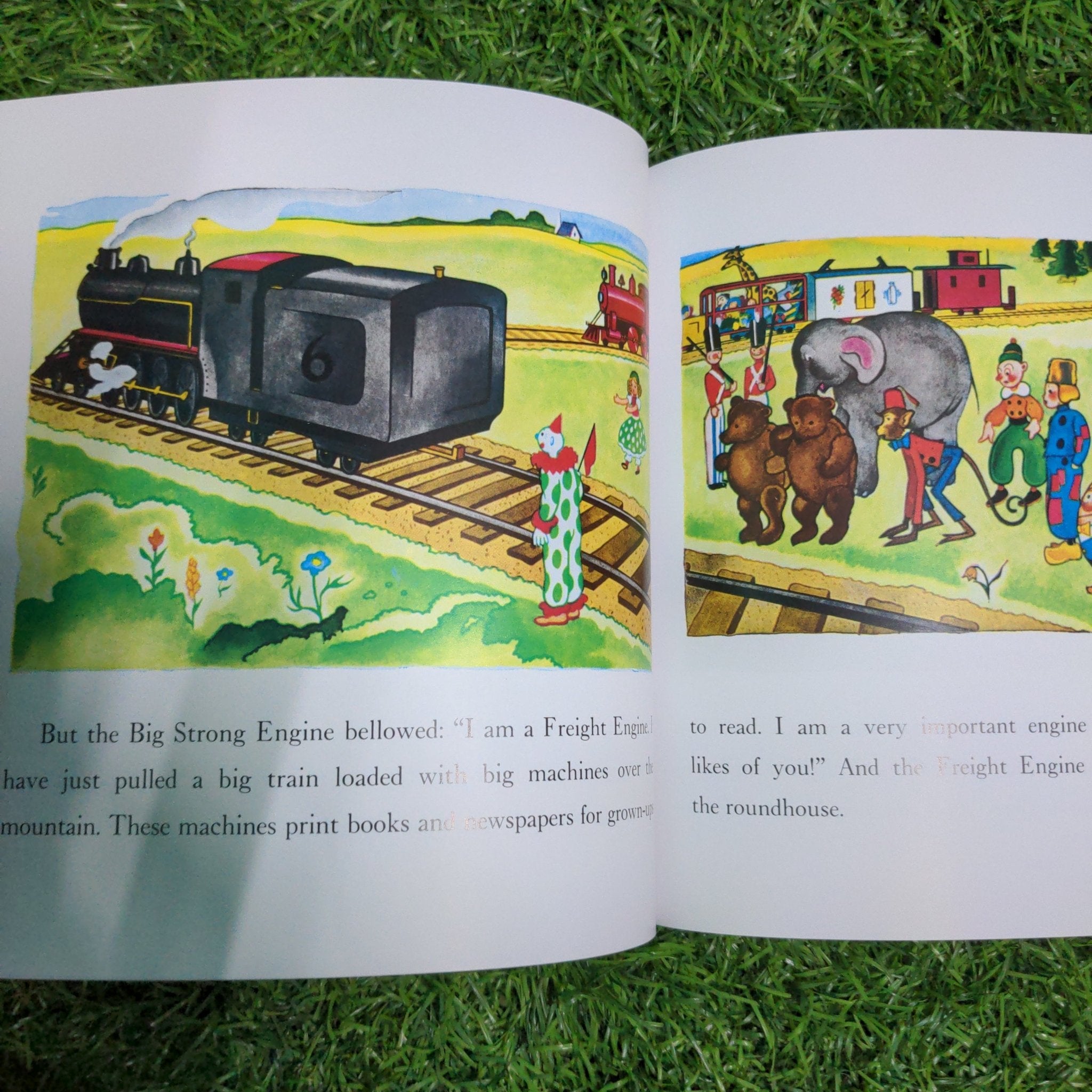 The Little Engine That Could - New Paperback with Stickers - We Are Turners