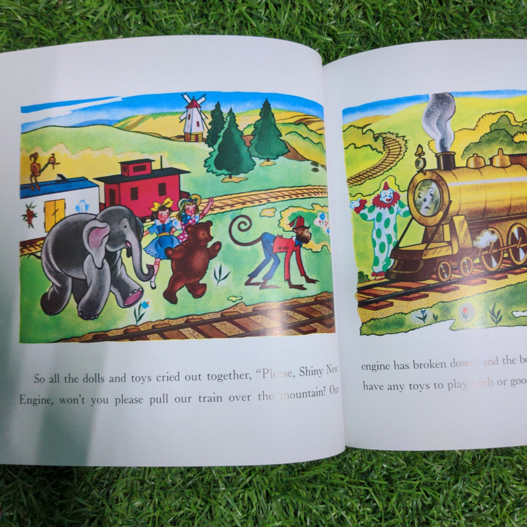 The Little Engine That Could - New Paperback with Stickers - We Are Turners