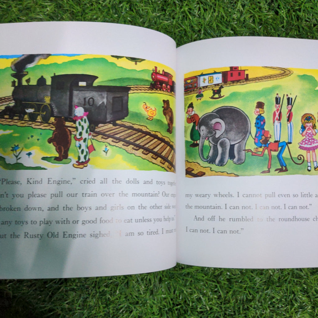 The Little Engine That Could - New Paperback with Stickers - We Are Turners