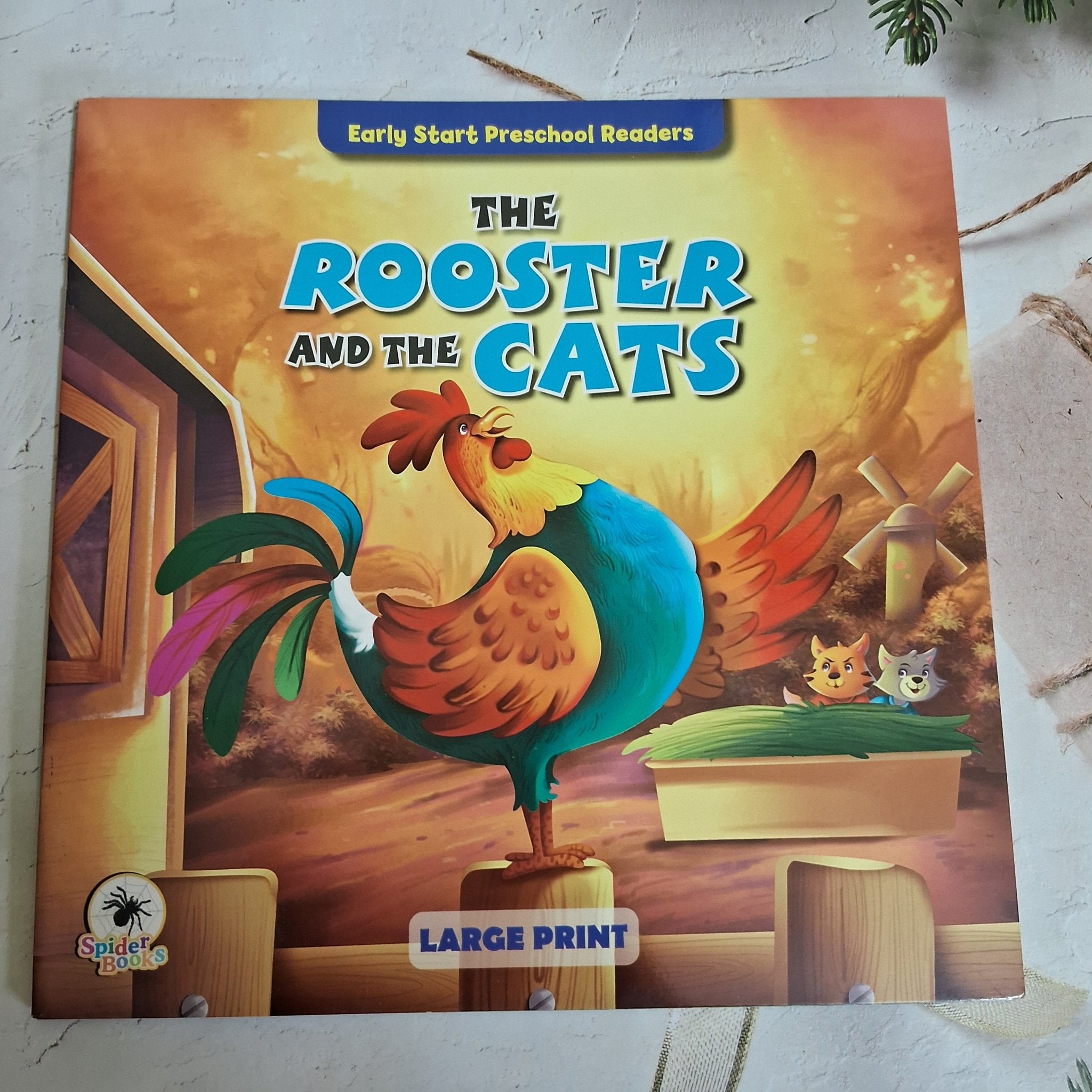 The Rooster and the Cats - Large Print - We Are Turners