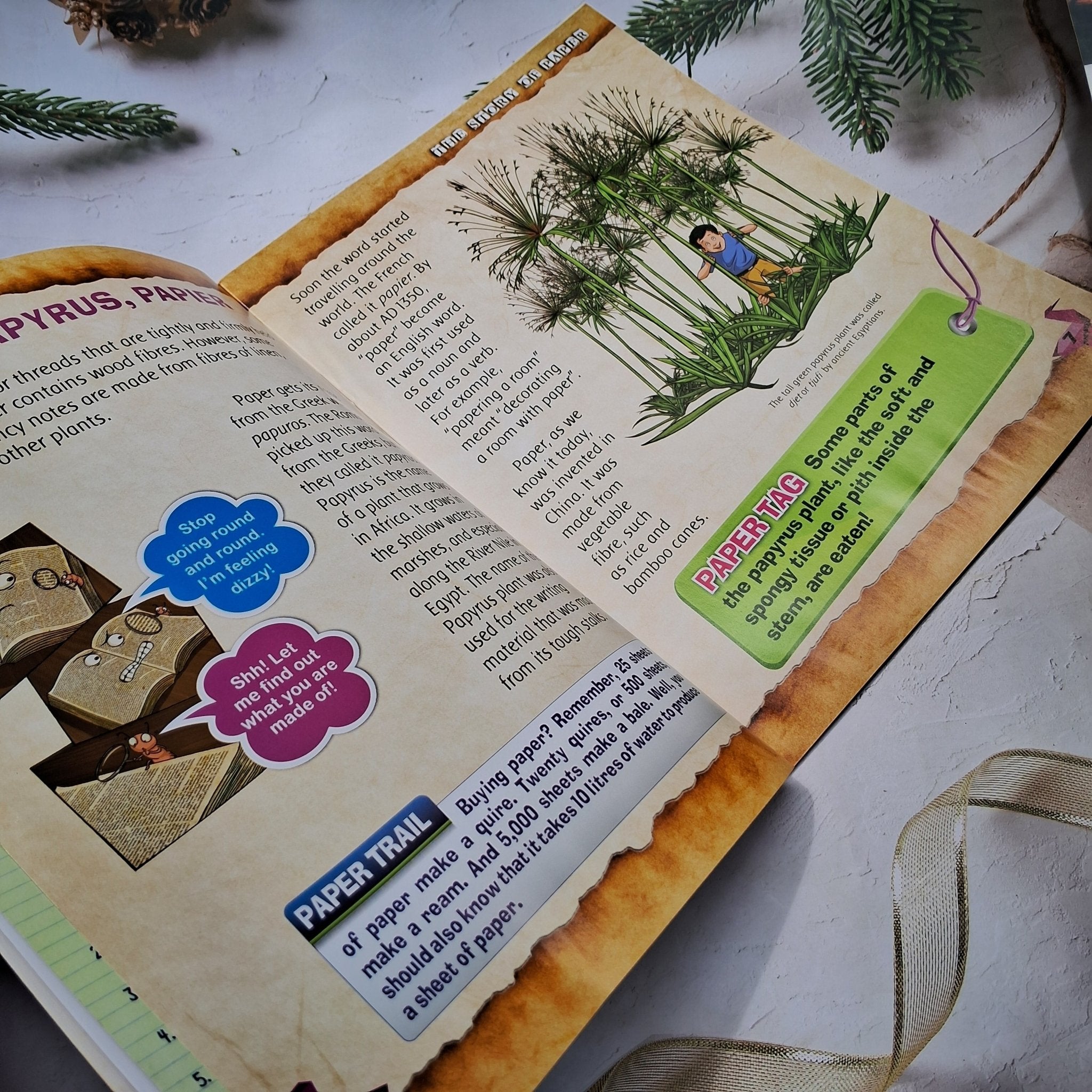 Sav Paper The Story of Paper (Save paper, save trees. Think smart, reuse it ...