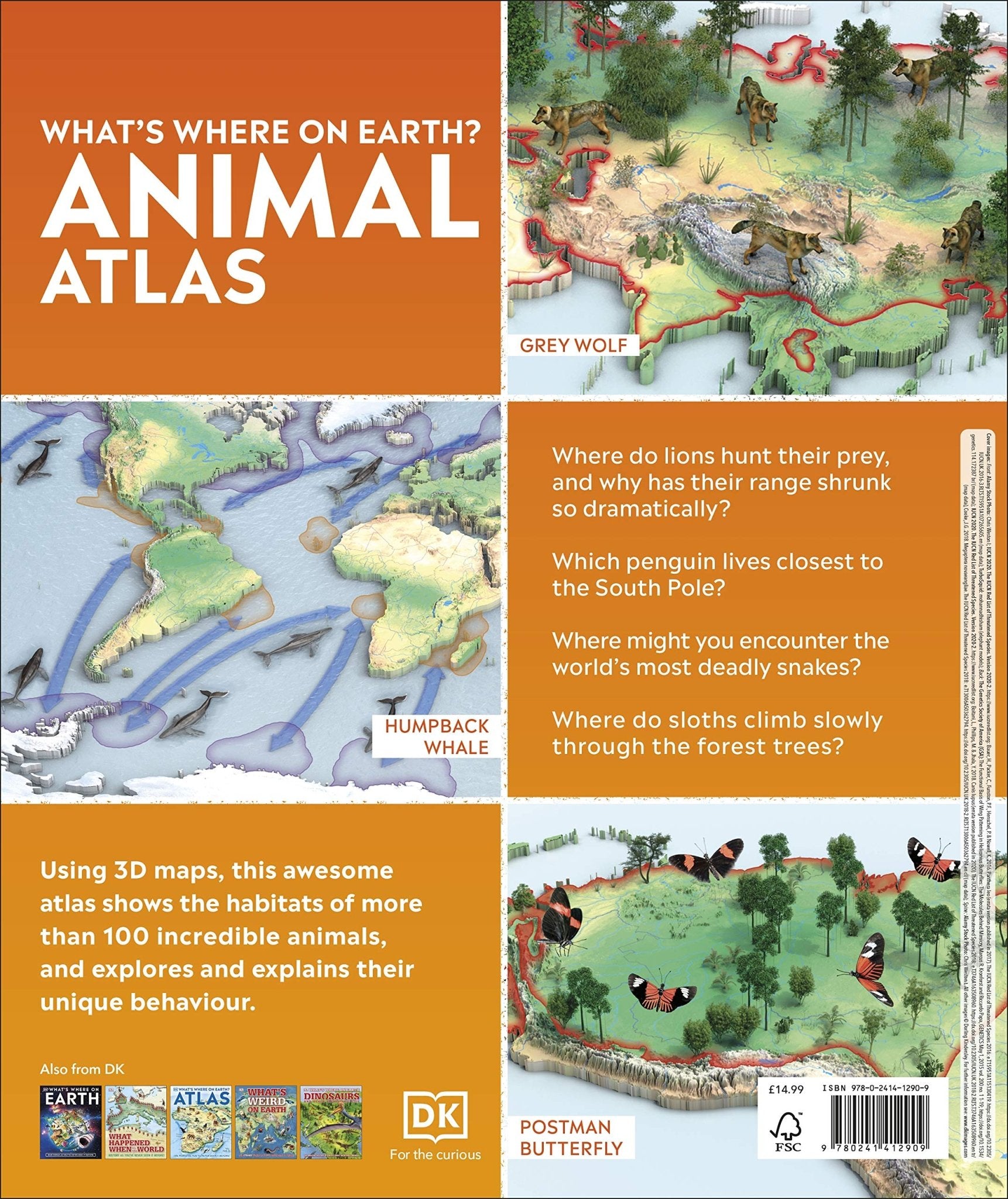 Whats Where on Earth? Animal Atlas - We Are Turners