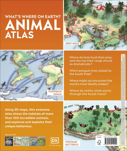 Whats Where on Earth? Animal Atlas - We Are Turners