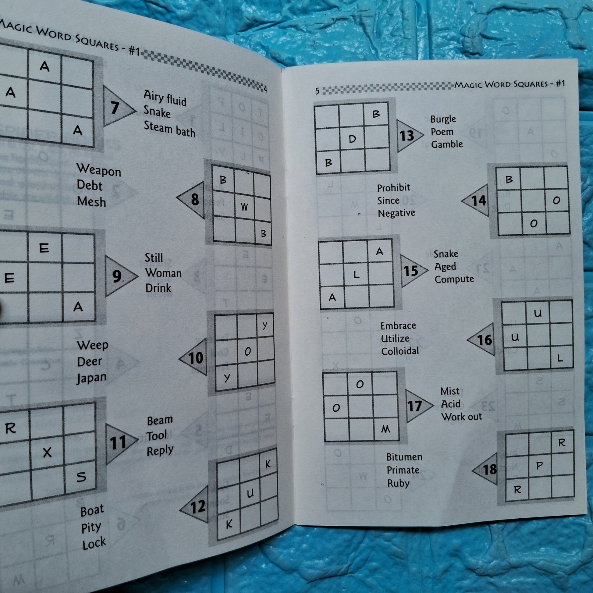 Word Games - Magic Word Square - We Are Turners