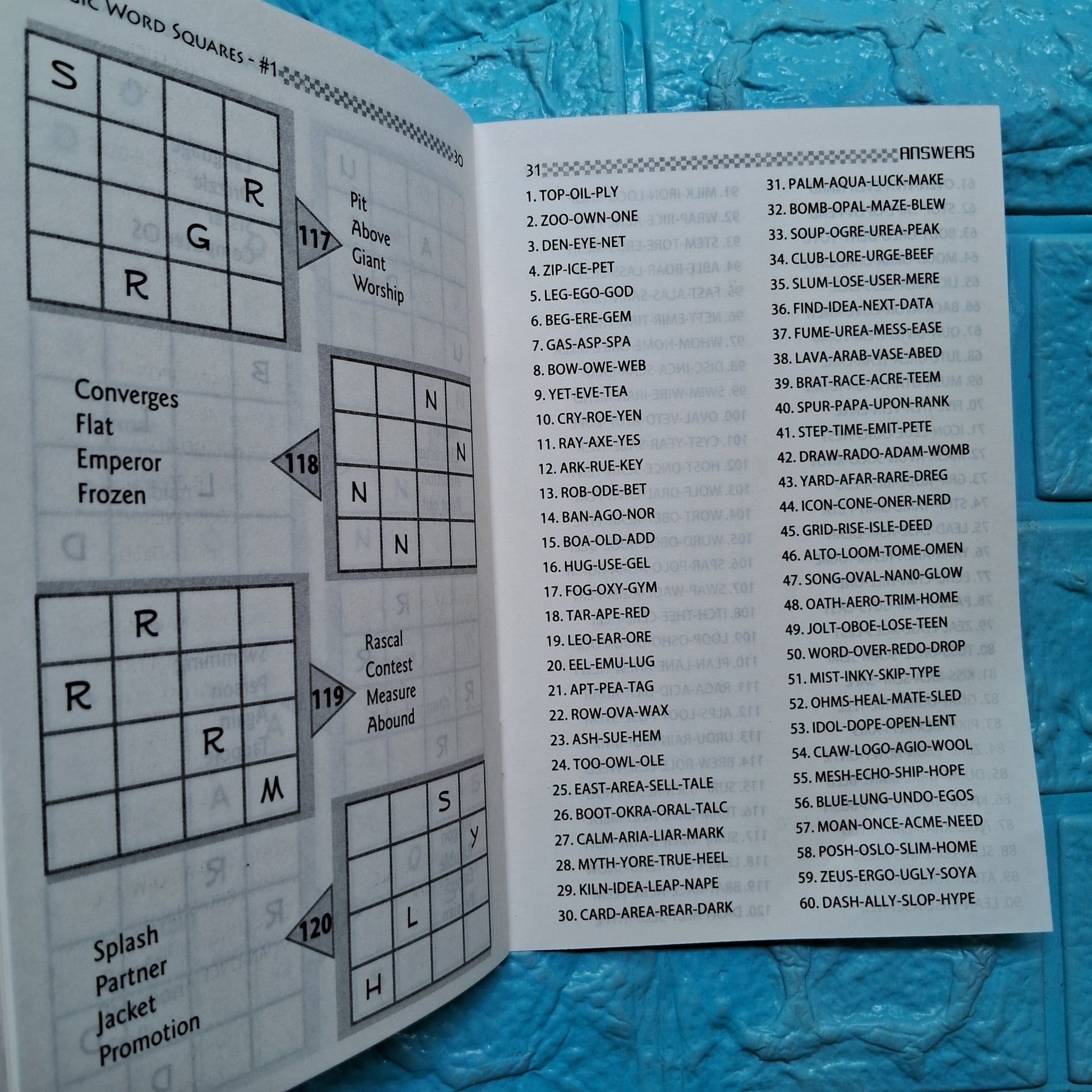Word Games - Magic Word Square - We Are Turners