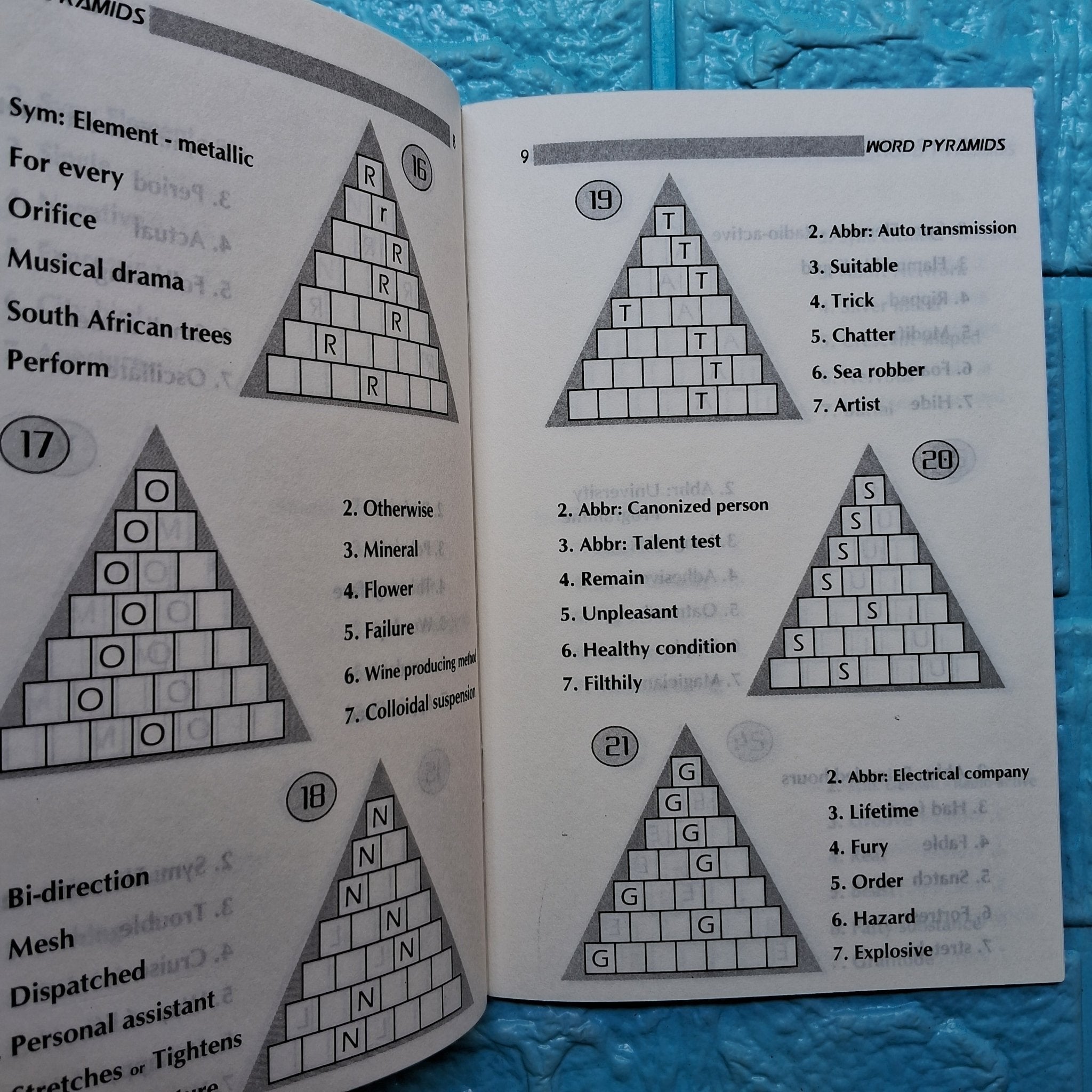 Word Games - Word Pyramids - We Are Turners