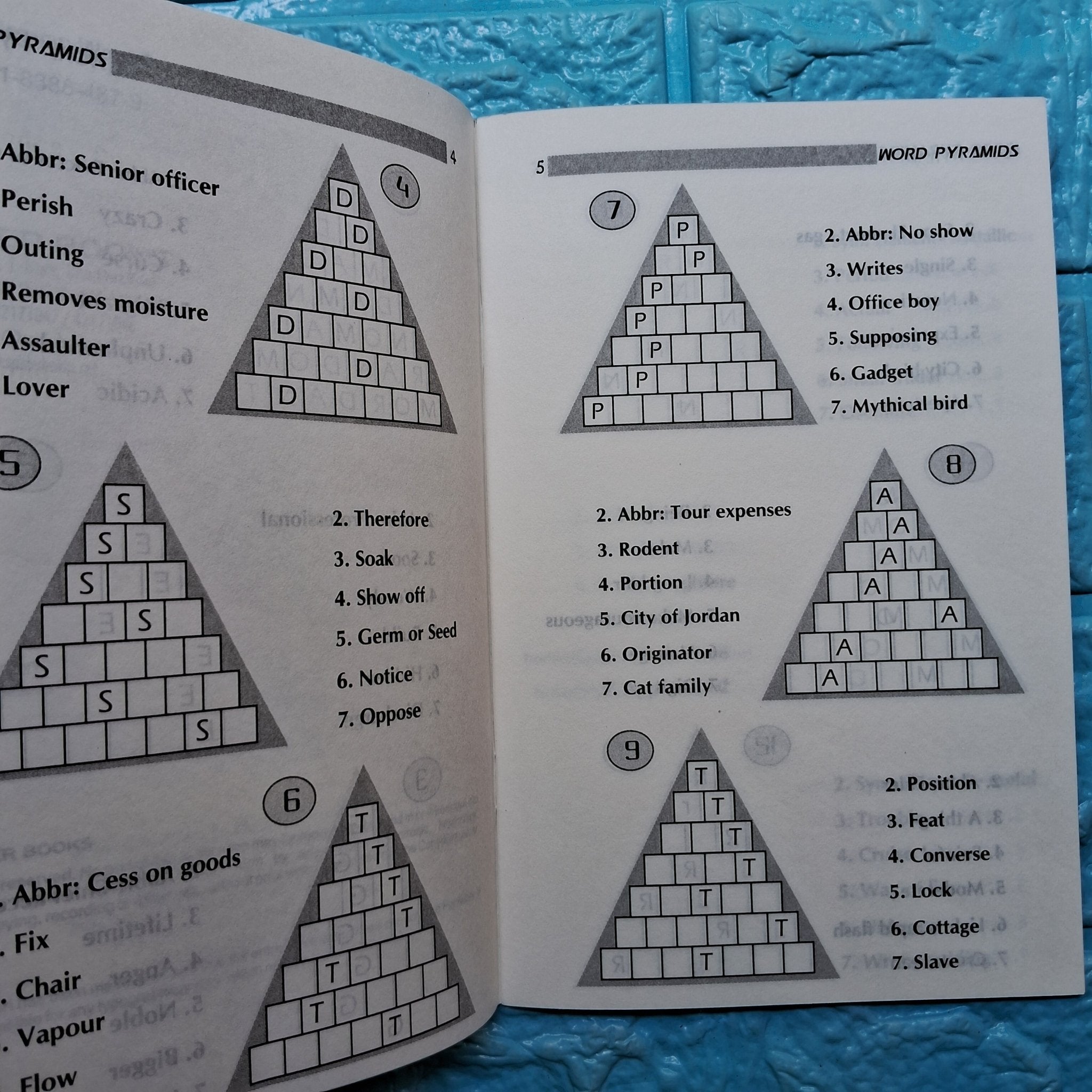 Word Games - Word Pyramids - We Are Turners