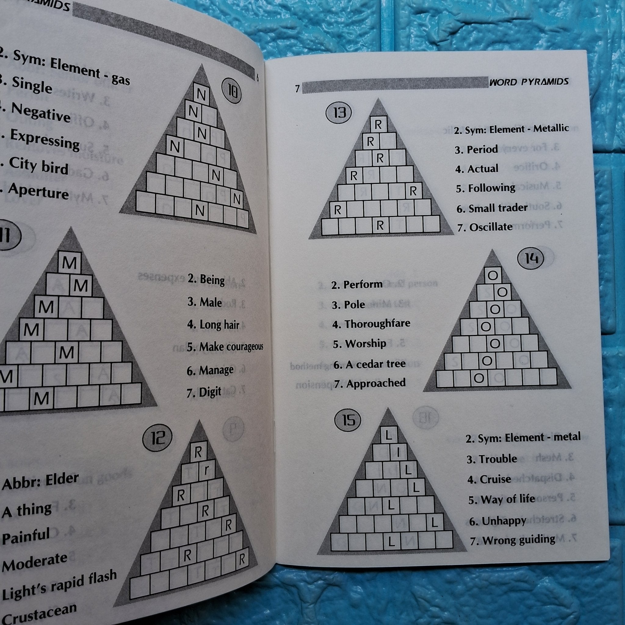 Word Games - Word Pyramids - We Are Turners