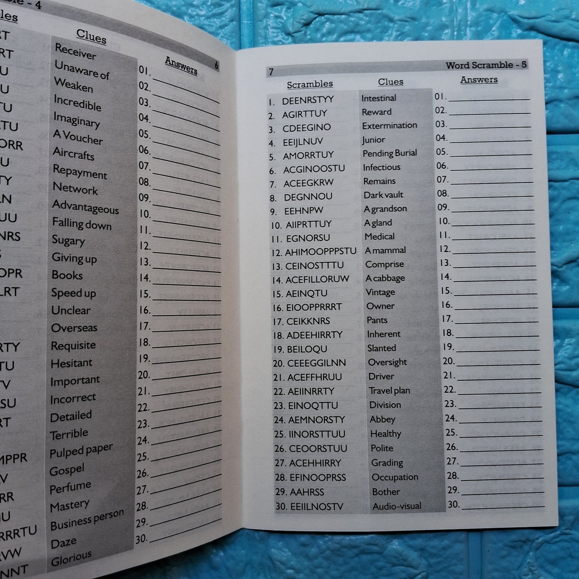 Word Games - Word Scramble - We Are Turners