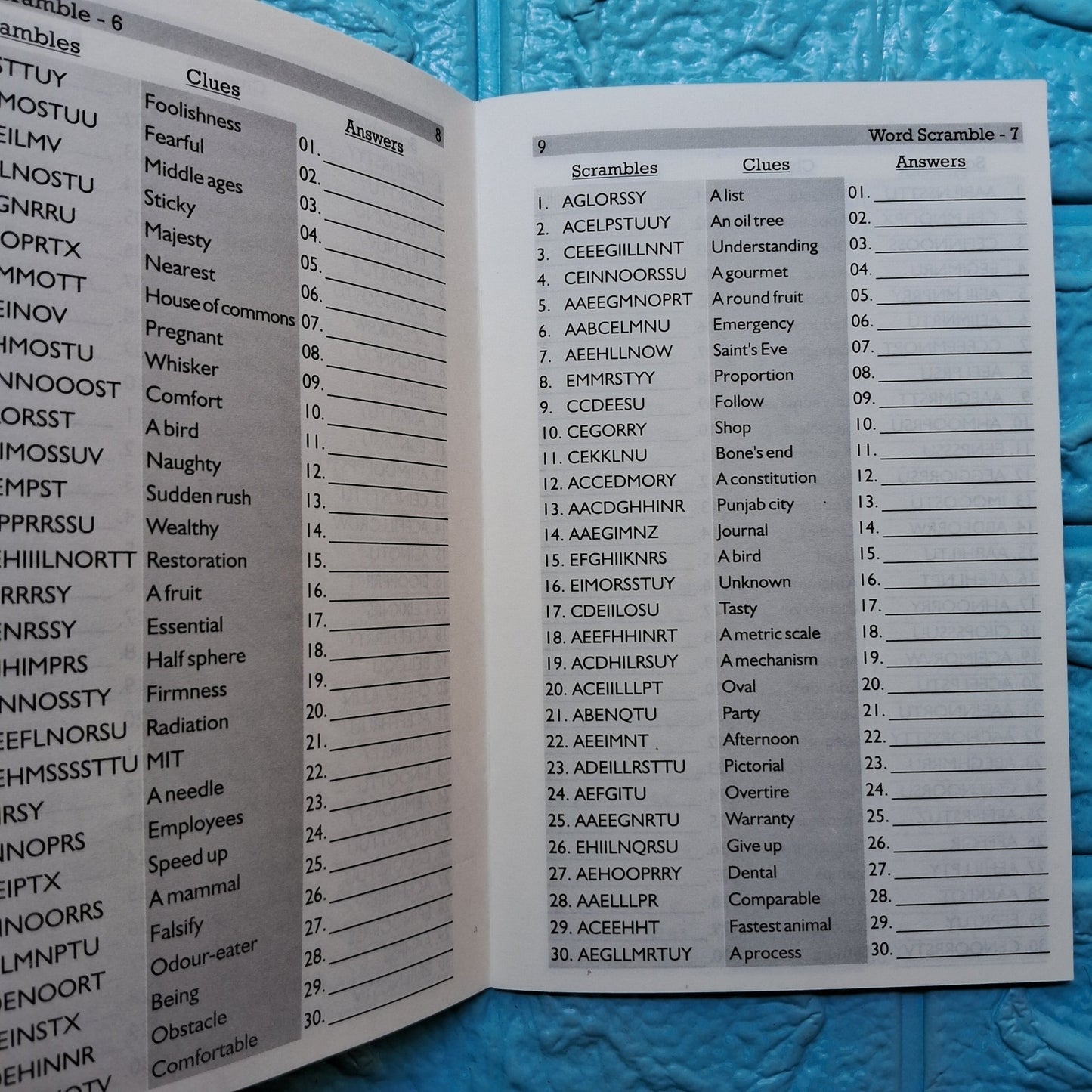 Word Games - Word Scramble - We Are Turners