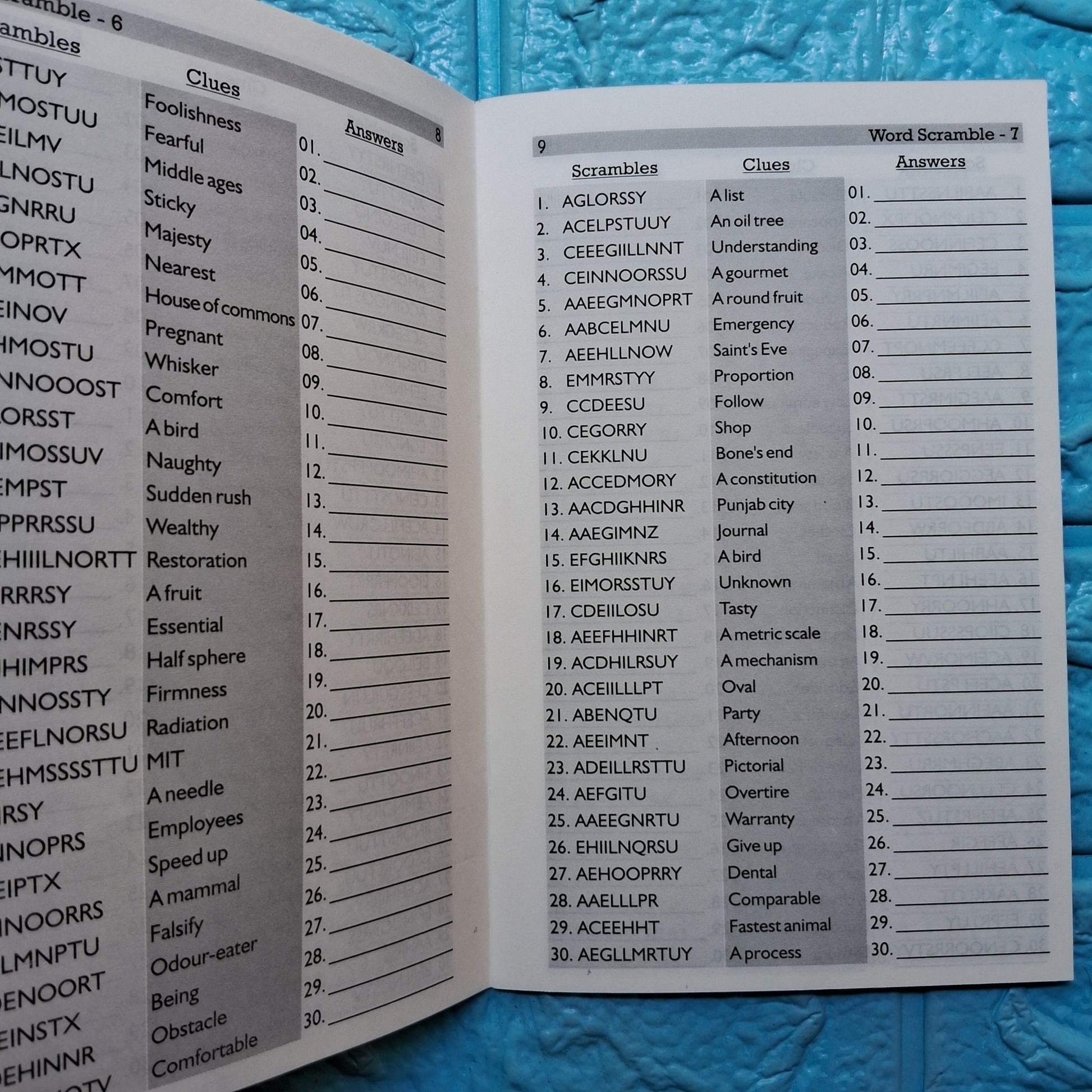 Word Games - Word Scramble - We Are Turners
