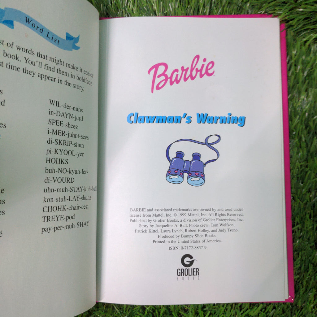 Barbie Clawmans Warning