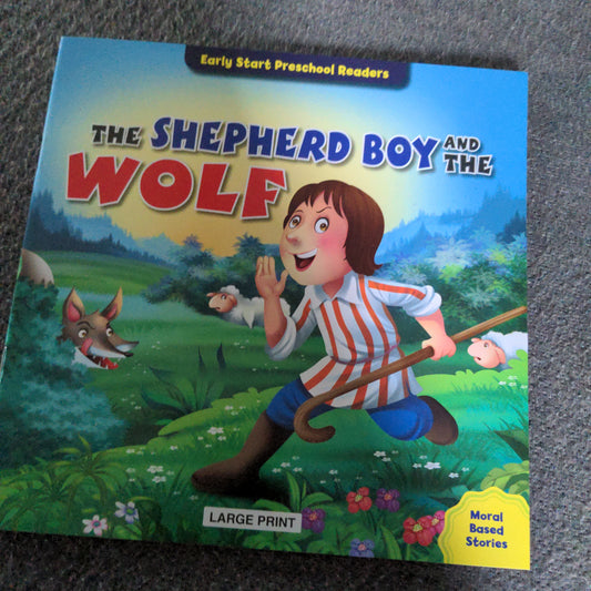 The Shepherd Boy and the Wolf - Large Print