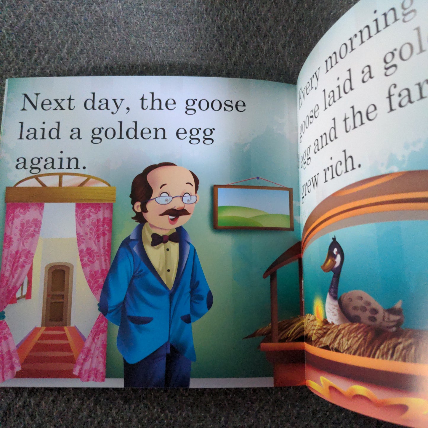The Goose that Laid the Golden Eggs - Large Print