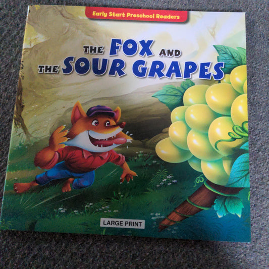 The Fox and the Sour Grapes - Large Print