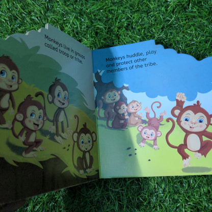 Monkey - Shaped Board Book