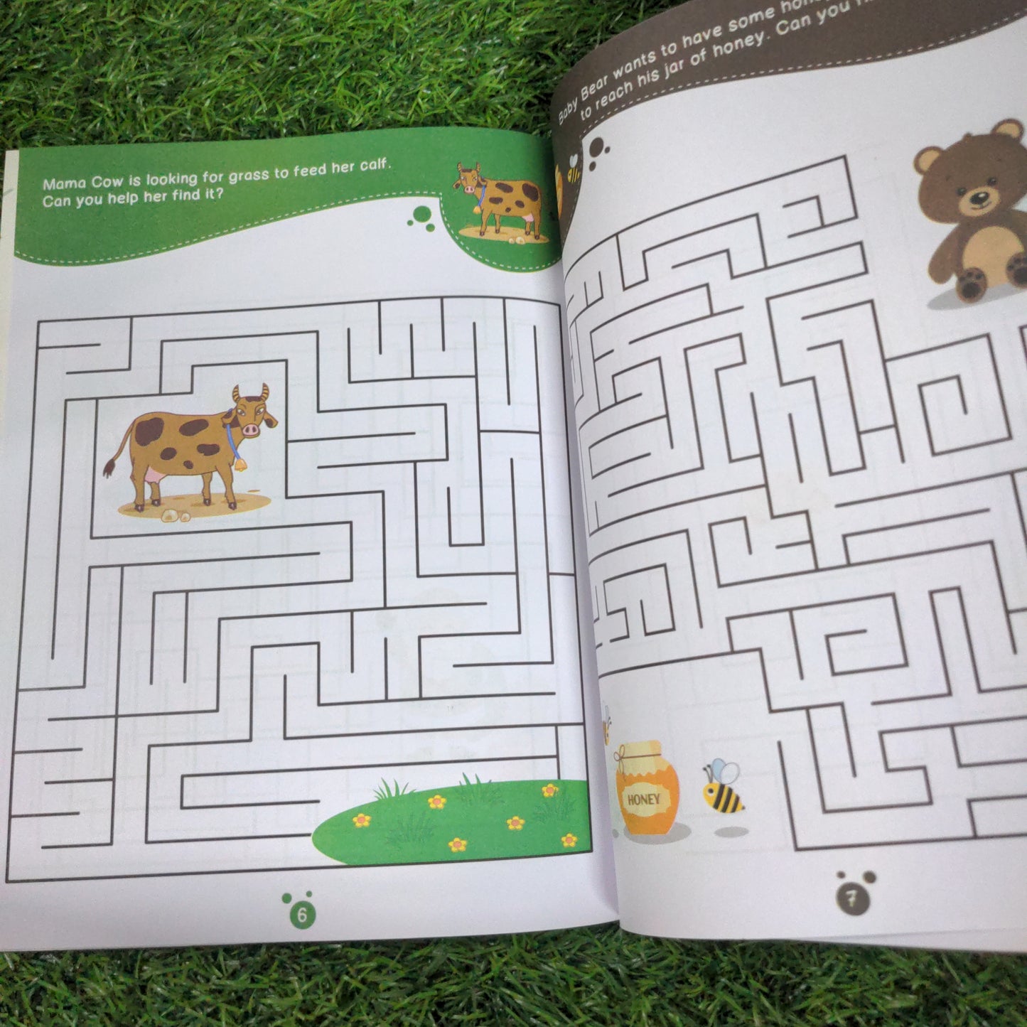 Preschool Activity Book: Maze - Fun Activity Book For Kids