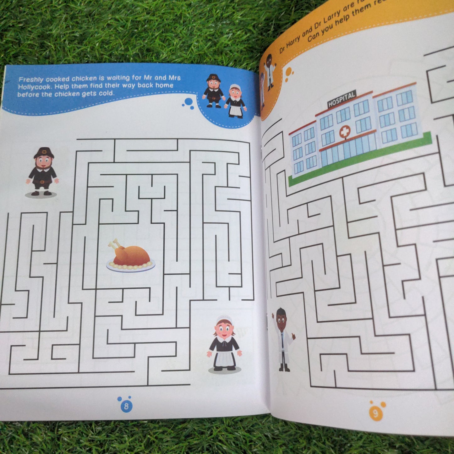 Preschool Activity Book: Maze - Fun Activity Book For Kids