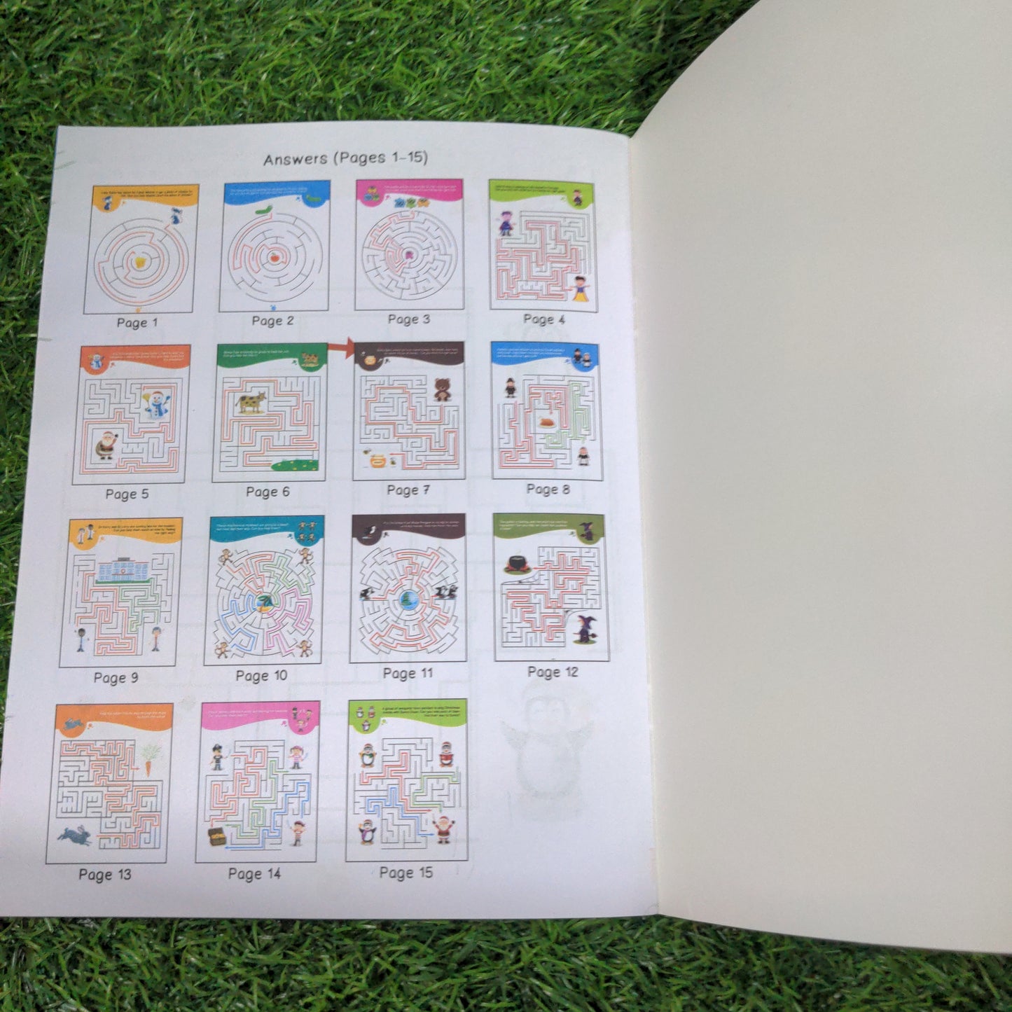 Preschool Activity Book: Maze - Fun Activity Book For Kids